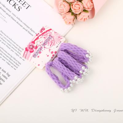 China Grils 48pcs/bag 5CM Seamless Bulk Scrunchies Printing Elastic Tie Scrunchies Hair Bands For Women for sale