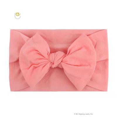 China Wholesale Daily Life Kids Cute Elastic Hairband Bow Baby Headbands For Baby GirlsCute Elastic Newborn Baby Headband for sale