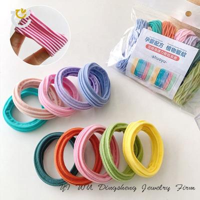 China Traceless 30pcs/bag Nylon Elastic Bands Mosquito Repellent Hair Elastic Hair Ties For Girl for sale