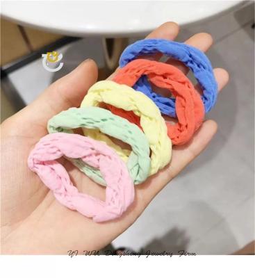 China New Fashion Traceless 60pcs/bag Women Soft Hairband Elastic Hair Bands Girl Hair Accessories Wholesale Soft Girls Accessories for sale