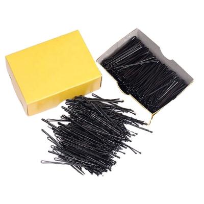 China Wholesale Cheap Traceless 150pcs/box Black Simple Metal Bobby Pin Hair Grips Colorful Hairpins Women's Hair Accessories for sale