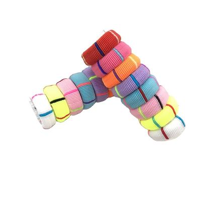 China 16pcs/box fashion colorful hair band of a high quality factory wholesale hair accessories elastic band for sale