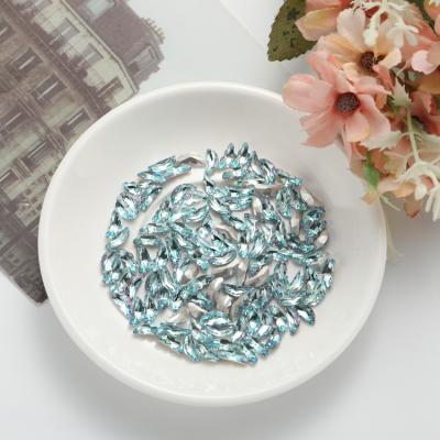 China Festival Holiday Finger Decoration 3.6X8MM 1000 Pieces/Bag Factory Price Bling Nail Gemstone Jewelry Art Accessories Luxury Rhinestones for Nail Decoration for sale