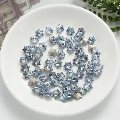 China 1000 Pieces/Bag Wholesale Charms Festival Holiday Finger Decoration 5X5MM Nail Painting Rhinestones Star Crystal Nail Diamond Jewelry Flat Back Glass Rhinestones for sale