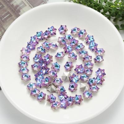 China Festival Holiday Finger Decoration 5X5MM Flat Back Jelly Luminous Rhinestone Bulk For Diy Non Hotfix 1000 Pieces Rhinestones/Bag Ice Neon Glass Flower Mugs Craft for sale