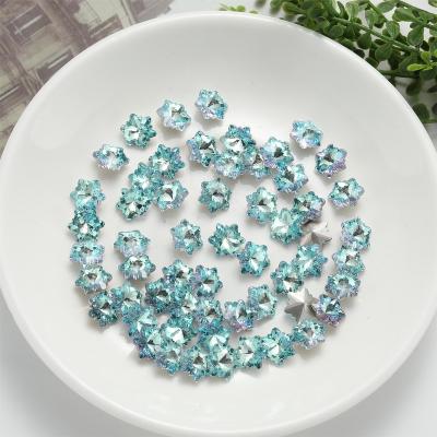 China Festival Holiday Finger Decoration 5X5MM 1000 Pieces/Bag Rhinestone Gems Diamond Clothing Decorations Glitter Nail Glue On Flatback Decorations for sale