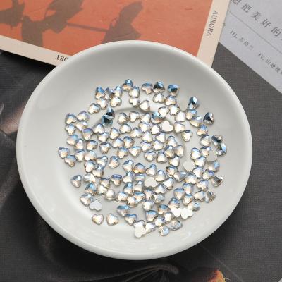 China Festival Holiday Finger Decoration Glass Crystal Rhinestone Peach Colorful Flatback Diamond Nail Art Decoration Salon Supplies Multi Sizes 1440 Pieces/Bag for sale