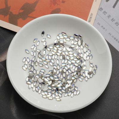 China Holiday Festival Finger Decoration 1440 Pieces/Bag Various Colors Bling Horse Eye Tooth Bling Rhinestone Nail Gems Hotfix Rhinestones Not For Teeth for sale