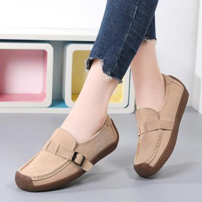 China Other Women's Casual Flats Spring Autumn Flat Loafer Slips Soft Around Toe Denim Flats Lady Shoes Plus Size for sale