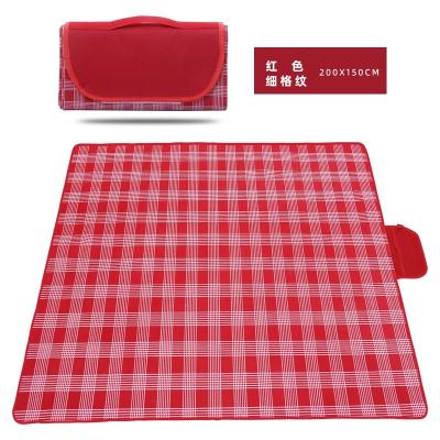 China High Quality Oxford 200*200CM Outdoor Portable Mobile Waterproof Blankets Picnic Hiking Picnic Camping Mat Beach Blanket for sale