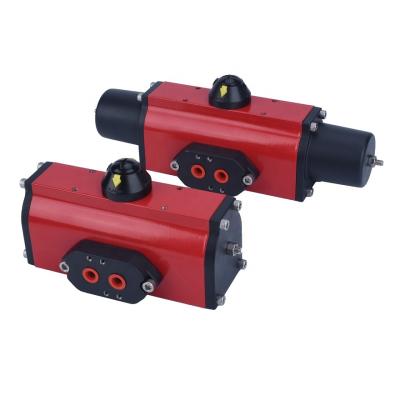 China Compact HPAC Factory Series Pneumatic Actuator Spring Return Design Double Acting Actuator Piston for sale