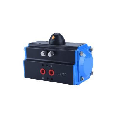 China Hotels Double Acting Pneumatic Rotary Valve Actuator For Ball Valve for sale