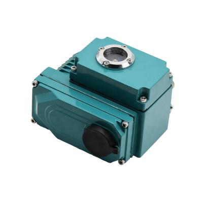 China 4-20ma Waterproof Proportional Motor Actuador Electrico 120Nm Rotary Torque Electric Ball Valve Actuator for sale