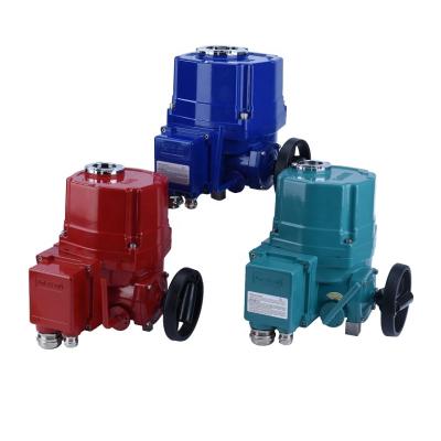 China HQT Series HightTorque3000N.m IP67 General Waterproof Explosion Proof Manual Quarter Turn Electric Trip Unit for sale