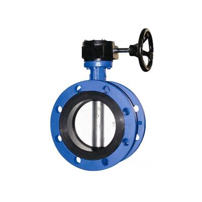 China DN200 Valvula De Mariposa Con Brida Double WCB General Handle Flanged Butterfly Valve Type for sale