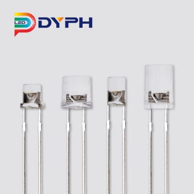 China AlGaInP LED Encapsulation Series Micro Led Diodes 3mm 5mm Flat Surface White Led Light Emitting Diode for sale