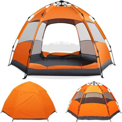 China Extended Type Outdoor Camping Tents 3-4 Person Tents Waterproof Outdoor Camping Tents Camping for sale