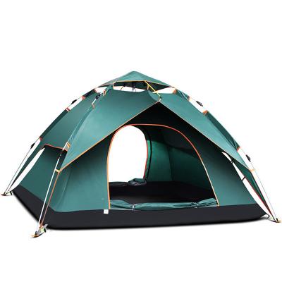 China Extended Type Canvas 3-4 Person Tents Outdoor Camping Tents Outdoor Camping Glamping Tents for sale