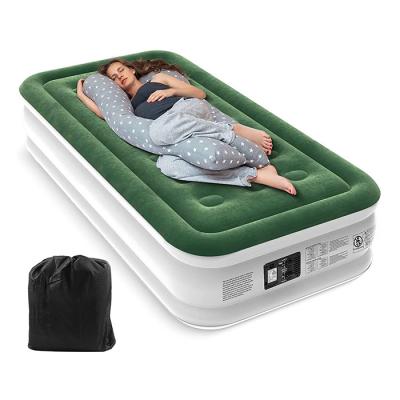 China Foldable Outdoor Self Inflating Camping Matfoldable Automatic Inflatable Air Mattress Twin Portable Air Mattress for sale