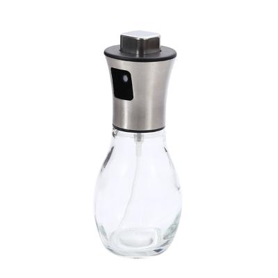 China Kitchen Spice Salt Shaker Kitchen Utensils Vinegar Spray Olive Oil Stainless Steel Dispenser Spray Bottle Spray Jar Glass Seasoning for sale