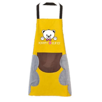 China Amazon kitchen waterproof logo kitchen apron hot selling PVC lead coat restaurant cleaning custom apron for sale