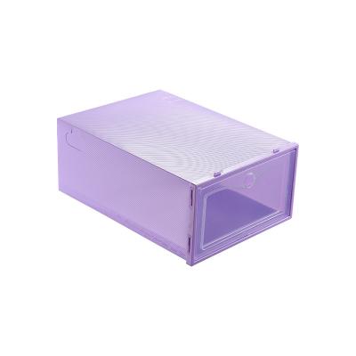 China Hot Sale Viable Thickened Dustproof Moistureproof Magnetic Shoe Storage Box for sale