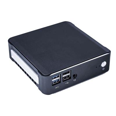 China Support auto-booting up new factory mini PC 32gb DDR4 display output small dual core I3 I5 I7 8565u PC for desktop and game DP1.4 4K*60HZ video output for sale