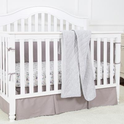 China 100% Cotton Gray Color Knitted Wearable Baby Bedding Wearable Blankets for sale