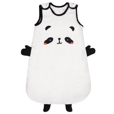 China Custom 100% Muslin Cotton 3D Cartoon Breathable Organic Zipper Panda Boy Sleep Sack With Summer Customize Odm Baby Soft Sleeping Sack for sale