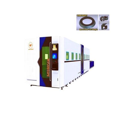 China Winsumart Photonics WIF8025PE Full-enclosed Function 30KW 20KW 12KW Fiber Laser Metal Cutting Machine IPG Special Process Bevel Laser Source for sale