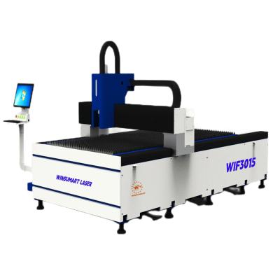 China Winsumart WIF3015H Full-enclosed High Precision 1000W 3000W 6000W CNC Fiber Laser Cutting Machine With WinCutter Controller for sale