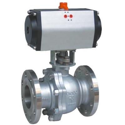 China Power Plant Pneumatic Operated High Pressure Ball Valve for sale