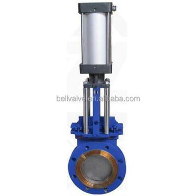 China DN250 PN10 General Pneumatic Slide Stainless Steel Knife Gate Valve Price for sale