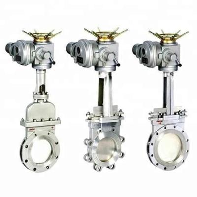 China General Pneumatic 8 Inch Stainless Steel Hook Knife Gate Valve Price for sale