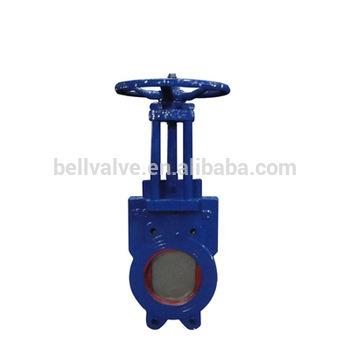 China General high quality manual 6 inch wafer knife gate valve price for sale