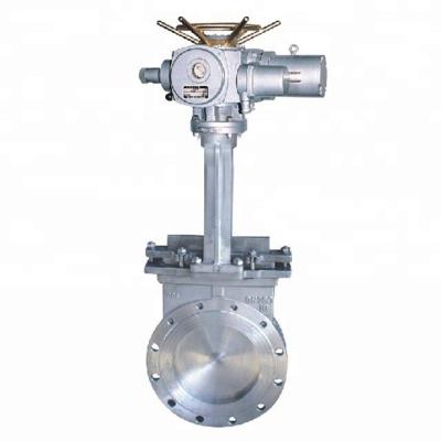 China JIS 5K General Flange DN200 Motorized Knife Gate Valve for sale