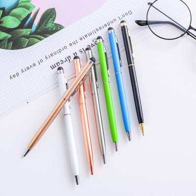 China Wholesale Promotional Beautiful Metal Business Gift Multiple Color Metal Ink Pens High Tech Custom Logo for sale