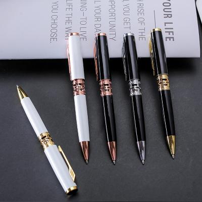 China Wholesale Promotional Black Tip Pen Metal Cheap Custom Import Logo Beautiful New Design parque for sale