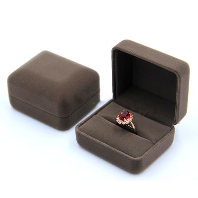 China Newest Quality Fashion Trendy Modern Gray High End Ring Necklace Reliable Jewelry Box For Girl for sale