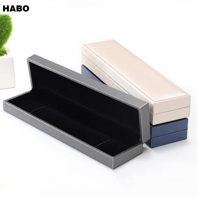 China STRONG Jewerly Storage Custom Made Luxury Handcrafted Fold PU Leather Bracelet Ring Bangle Earring Jewelry Box for sale