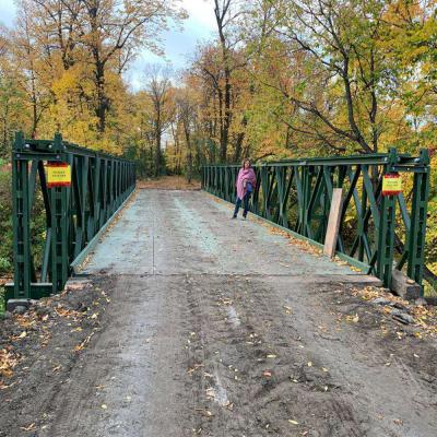 Cina Ponte di capriata modulare temporaneo fila doppia/di singola fila Bailey Bridge d'acciaio in vendita