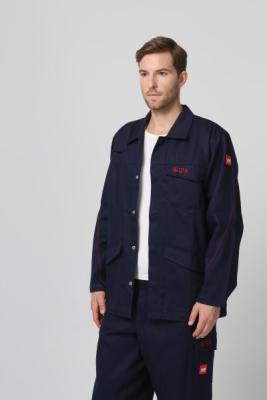 China Tomax100% Katoenen Gesmolten Metaalbrand - vertrager Workwear met EN11612-certificatie Te koop