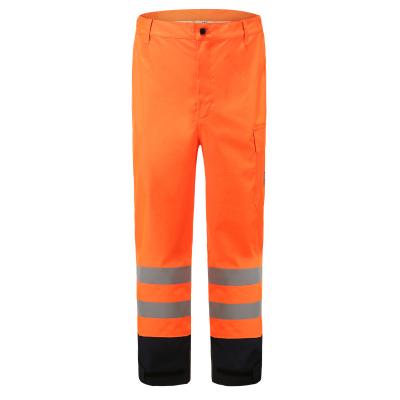 China Multi wasserdichte Arbeitshose Norm Workwear Hi Vis Oranges Franc mit flüssiger chemischer Antifunktion zu verkaufen