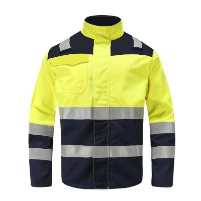 China HIVIS Anti Static Workwear Jacket For Mining Industry , FR Safety Jacket For Oil & Gas Industry for sale