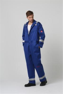 China Hot Selling Model FR31 99% Cotton Offshore Flame Retardant Coveralls fire Retardant welder work protective Clothes for sale