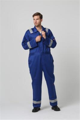 China Van de de Elektrische Boogflits van de Tomaxfr31 de Modelroyal blue anti Brand Beschermende Kleding 350gsm met weerspiegelende stroken Te koop