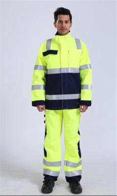 China fita multi Norm Workwear 290gsm olá! Vis Jacket amarelo de 50mm franco à venda