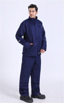 China 280gsm 60% Modacrylic Flame Retardant Workwear Jacket For Mining for sale