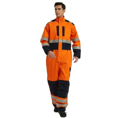 China FR Anti Statics Arc Flash Resistant Work Overall Resistant To 50 Times Industrial Laundry for sale