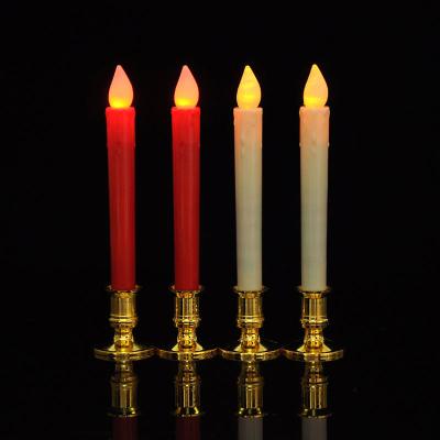 China Wholesale Rustic Long Led Candles With Remote Control To Wedding Flameless Led Candles for sale